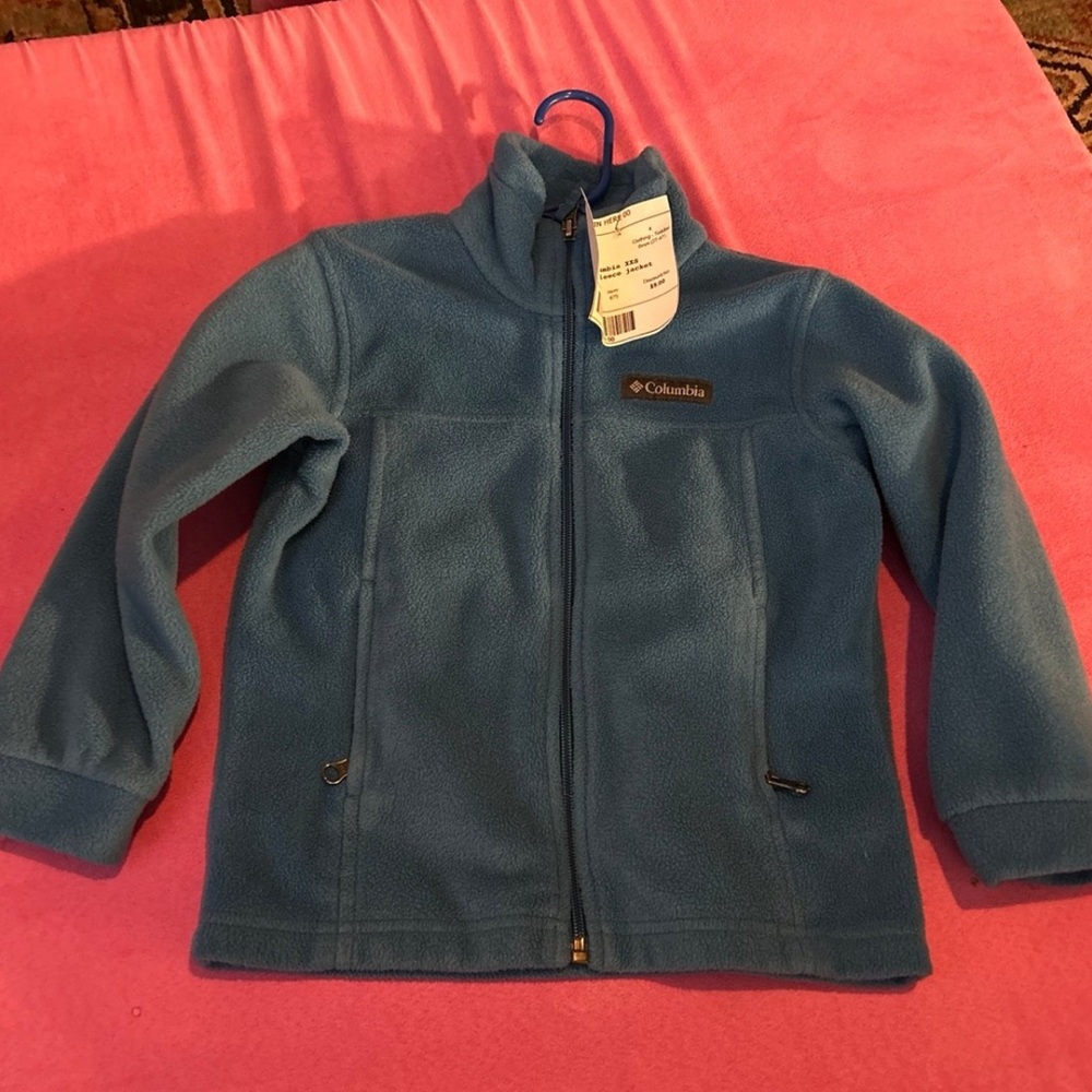 Columbia Kids Soft Blue Fleece Jacket
